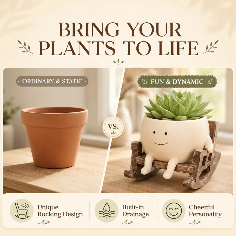 Pothead™ - Smiling Plant Pot
